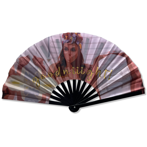 "Goodniiight" Hand-Fan